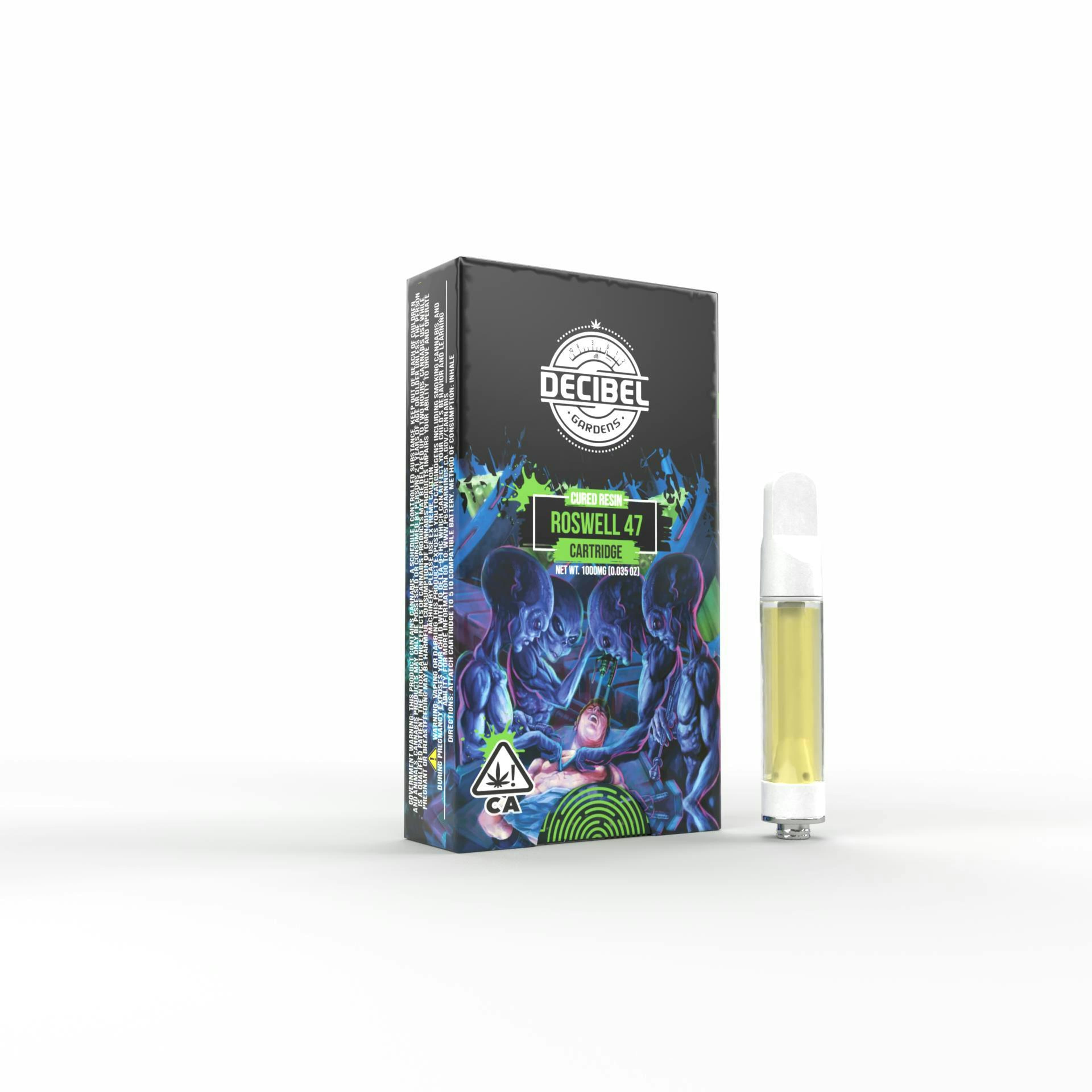 Decibel Gardens | 1g - Roswell 47 - Resin Cartridge - Decibel Gardens - - $40 - Vape Carts