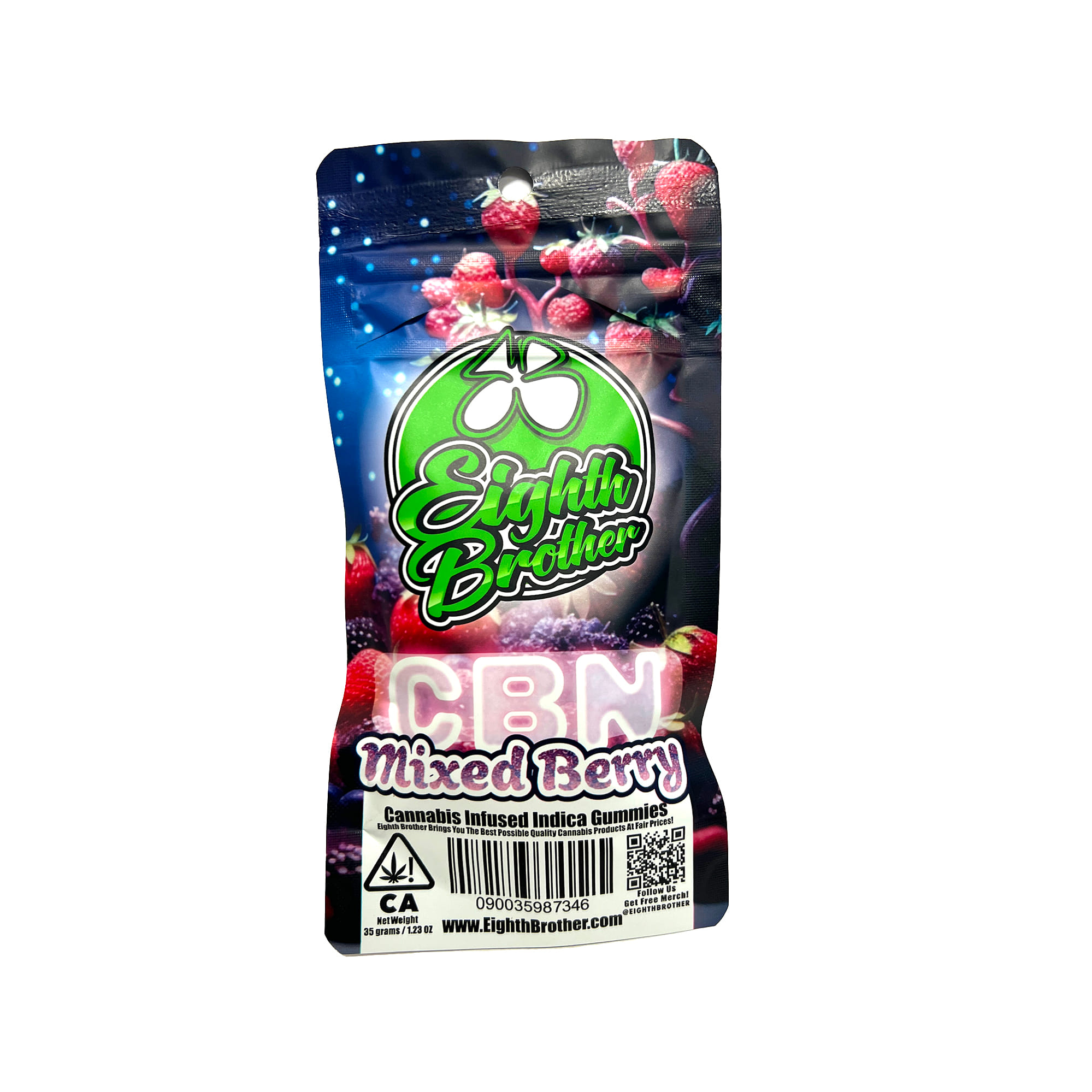 Eighth Brother: Mixed Berry CBN Gummies 100mg