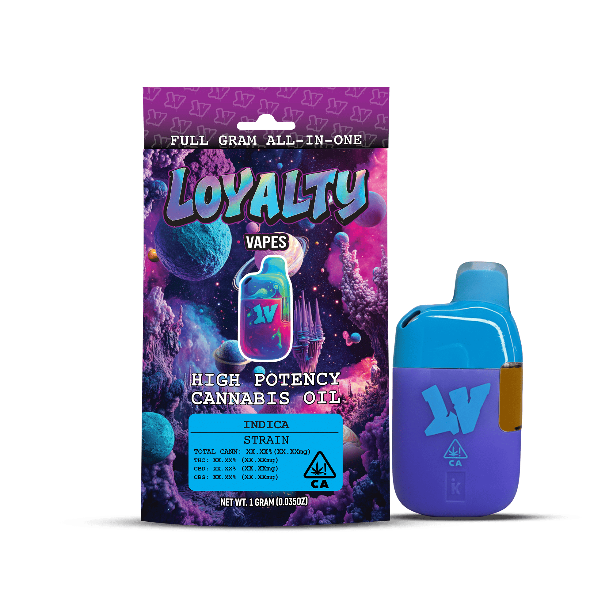 Loyalty Vapes: Kush Cake - High Potency Cannabis Oil