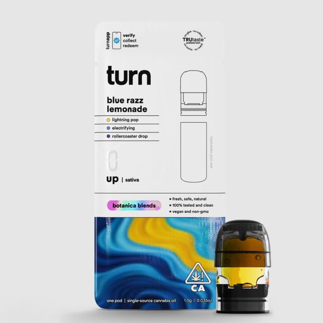 turn: Blue Razz Lemonade Botanical Blend