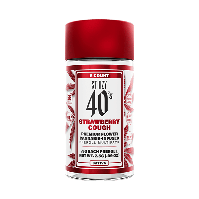 Strawberry Cough Infused 40's 5-Pack