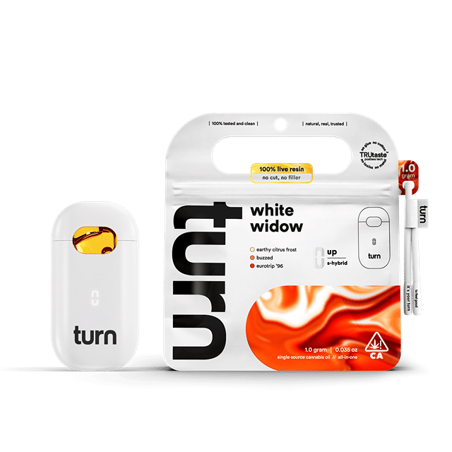 White Widow - Live Resin TurnOne AIO - 1g