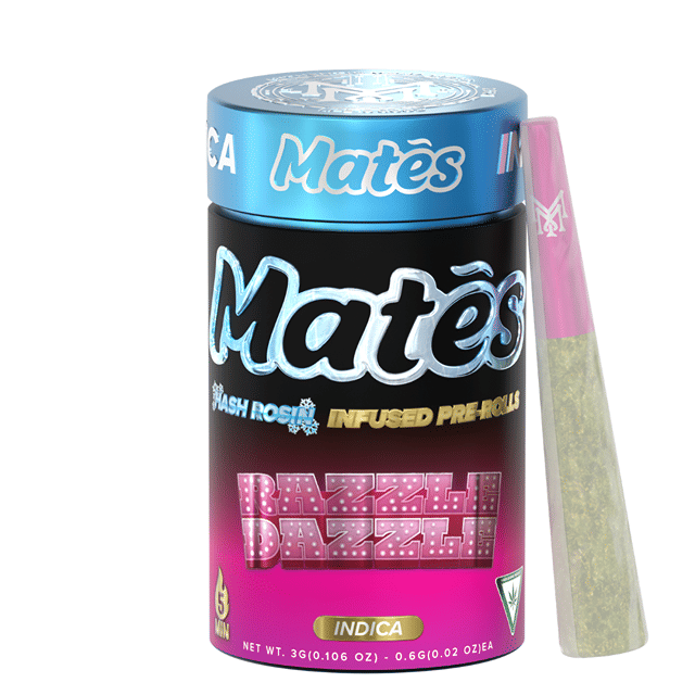 Mini Mates HR Infused Pre Rolls (5x.6g) - Razzle Dazzle