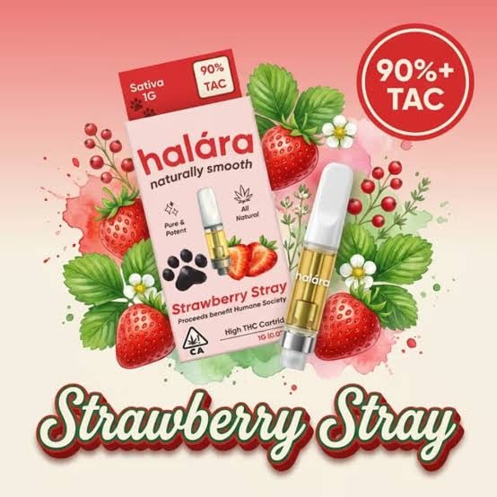 Strawberry Stray - High THC Cart