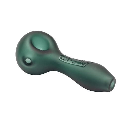 Classic Sandblast Spoon | Lake Green Hand Pipe