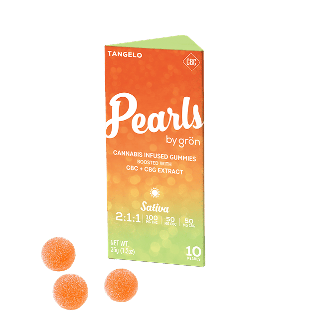 Pearls 10pk Gummies | Tangelo 2:1:1 THC:CBC:CBG