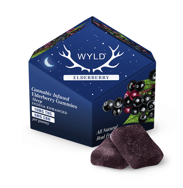 Elderberry 2:1 CBN:THC | 100mg Gummies