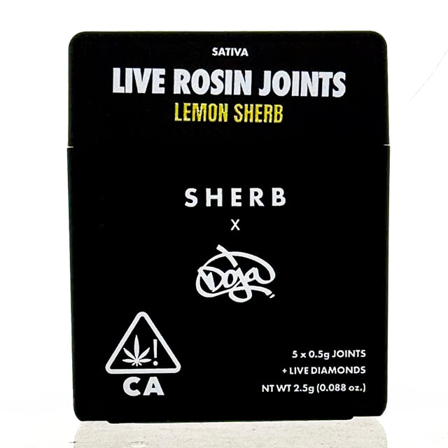 Lemon Sherb Rosin Infused 5pk - Sherb x Doja
