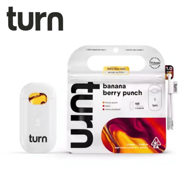 Turn AIO - Banana Berry Punch - Live Resin All In One Vape - 1g