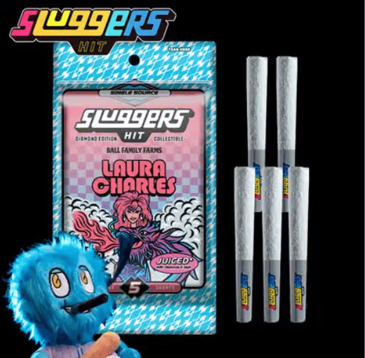 Sluggers x Balls Family Farms - Laura Charles - Diamond Edition - Infused Pre-Rolls (5 Pack) - 3.5g