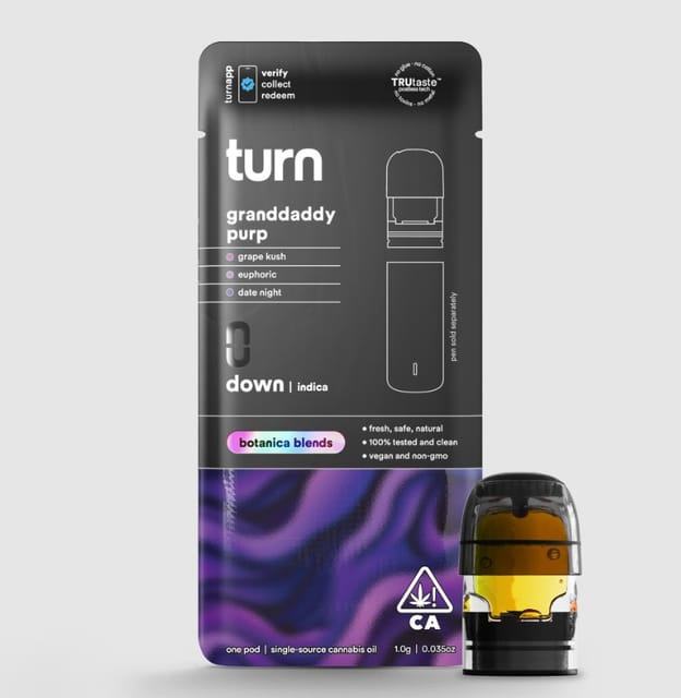 turn: Granddaddy Purple Botanical Blend