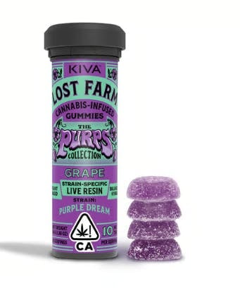 Lost Farm Rosin Gummies | Purple Dream