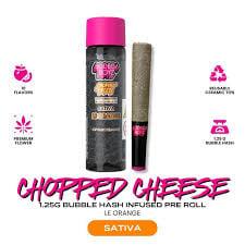 BODEGA BOYZ CHOPPED CHEESE| 1.25G LE ORANGE | BUBBLE HASH INFUSED PRE ROLL