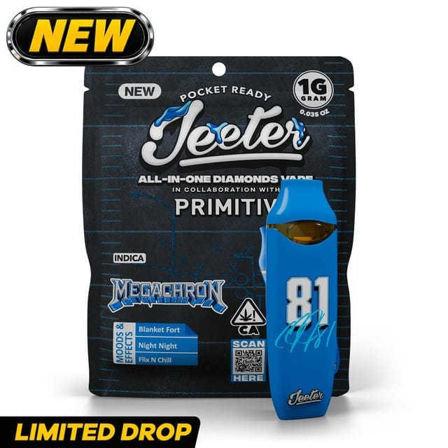 Jeeter x Primitiv Game Day | 1g - Megachron - Diamonds AIO