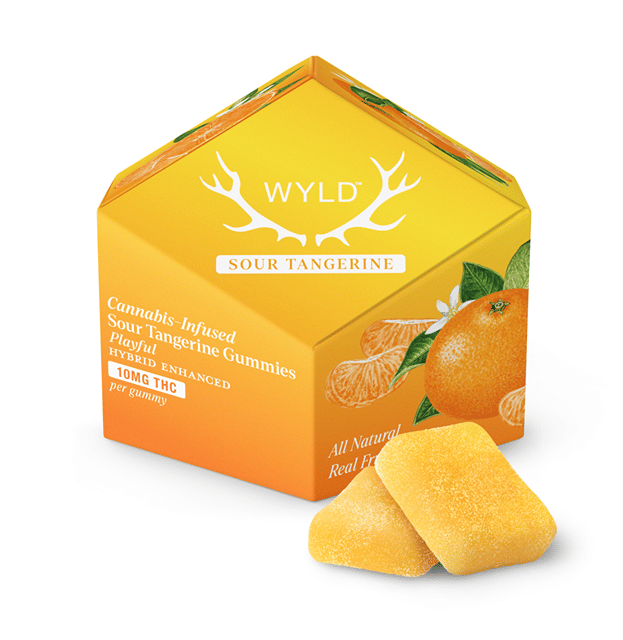 WYLD - Sour Tangerine Gummies - 10 Pack