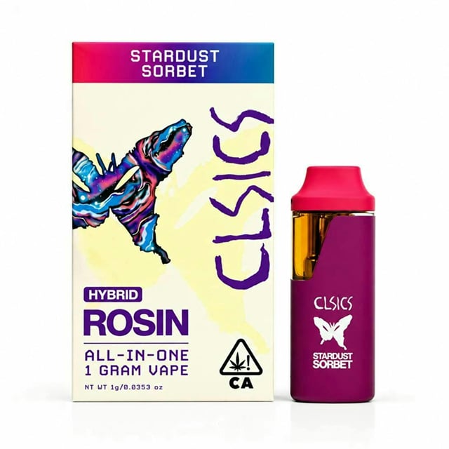 CLSICS - Stardust Sorbet - Live Rosin All in One Vape - 1g