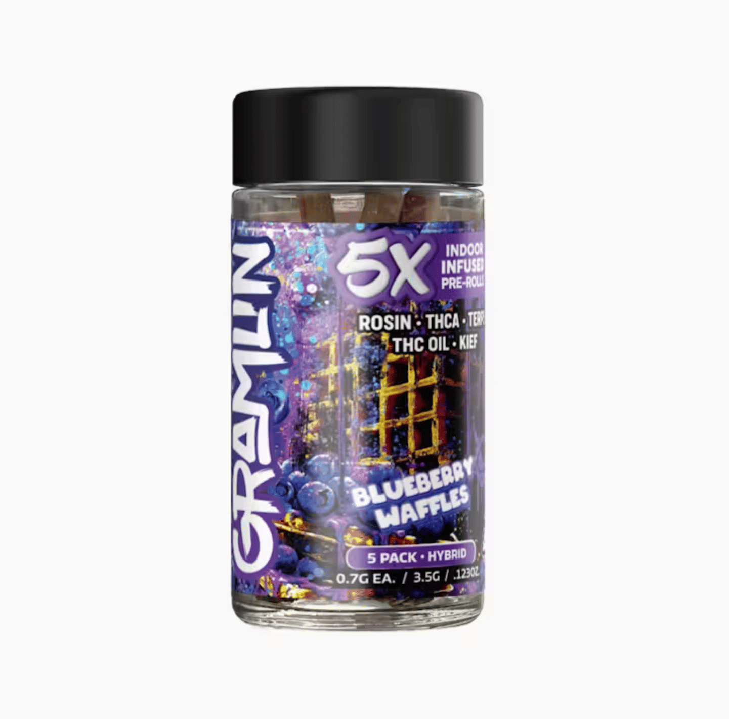 Gramlin: Blueberry Waffles - . 5x