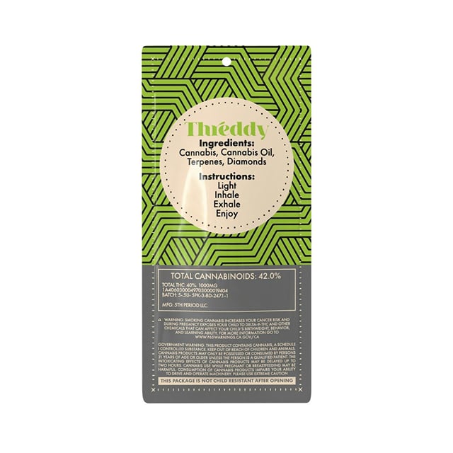 Threddy - 5PK Infused Joints - Blue Dream - 2.5G