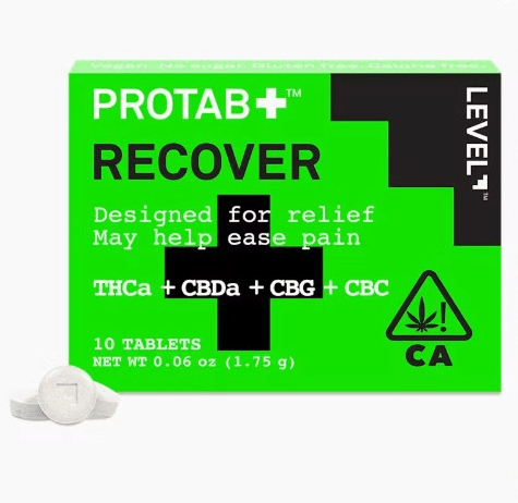 Level Protab+ Recover 100 - THCa/CBDa/CBG/CBC - 1 Tablet