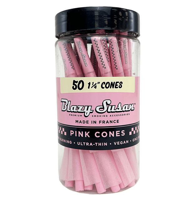 Pink Paper Cones