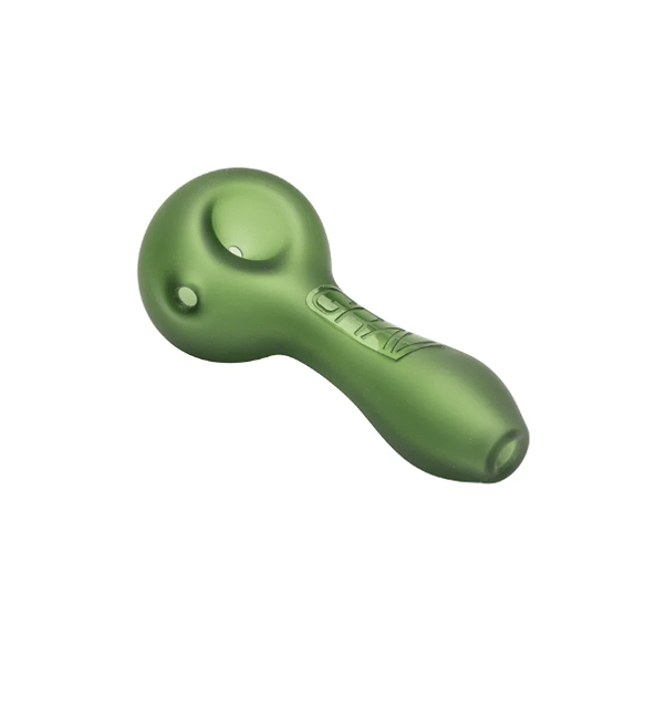 Classic Sandblast Spoon | Green Hand Pipe