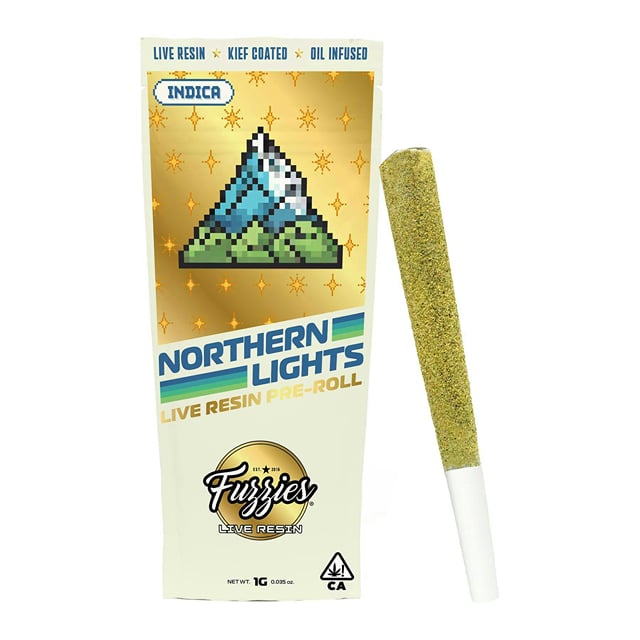 Fuzzies | Northern Lights | Live Resin Infused Joint | 1g