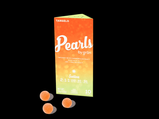 Pearls - Tangelo 2:1:1 10pk THC:CBC:CBG Gummies