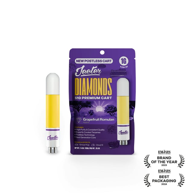 Grapefruit Romulan 1G Premium Diamond Cart