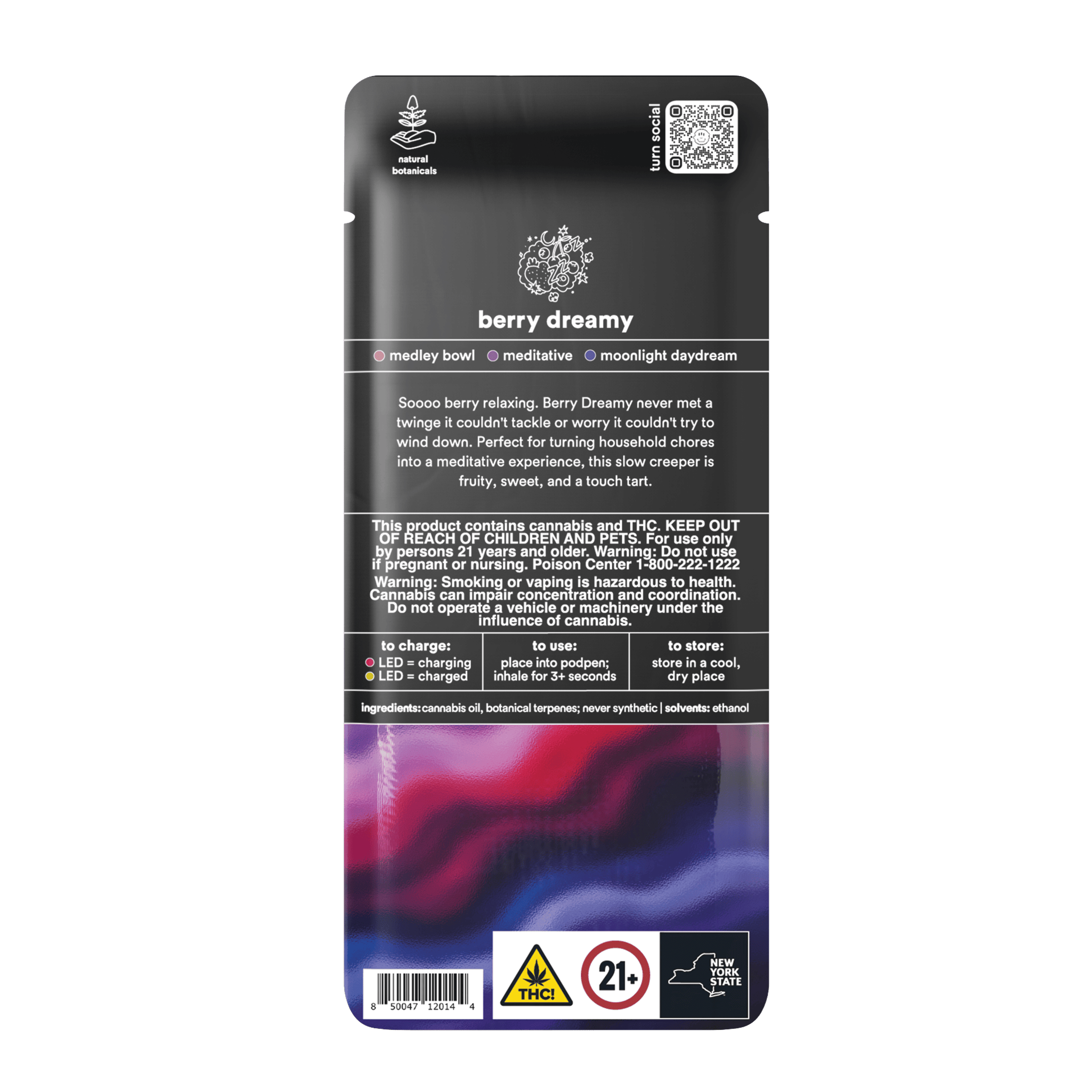 Turn Down BB POD | 1g - Berry Dreamy - Turn - - $26 - Vape Carts
