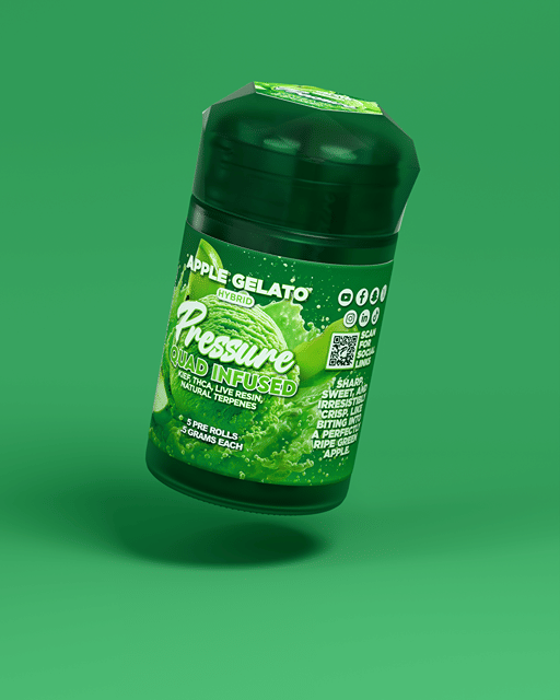 Apple Gelato - Pressure Quad Infused Pre-Roll 5pk