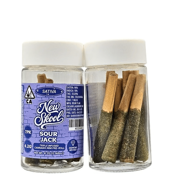 New Skool - Durban Poison - Infused Pre-Roll 7-Pack - 4.2g | BOGO EVERYDAY