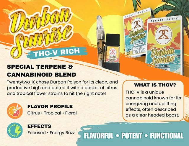 Durban Sunrise - THC-V rich Pod 1g