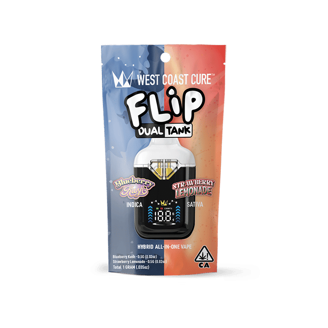 Blueberry Kush x Strawberry Lemonade - 1G AIO CUREbar Flip