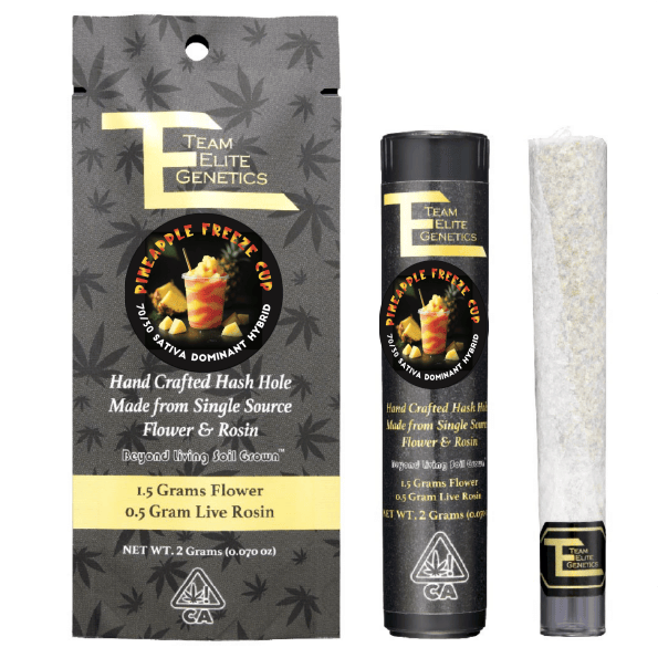 2g Pineapple Freeze Truck Hash Hole Infused Preroll
