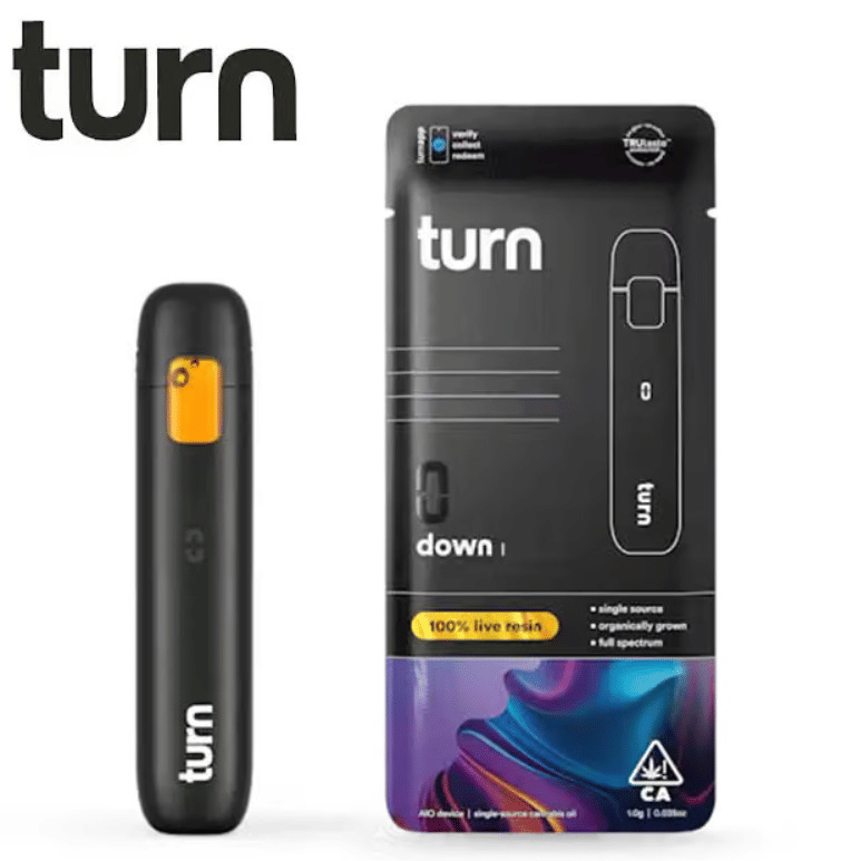 Turn AIO - Bubba Diagonal - Live Resin All In One Vape - 1g