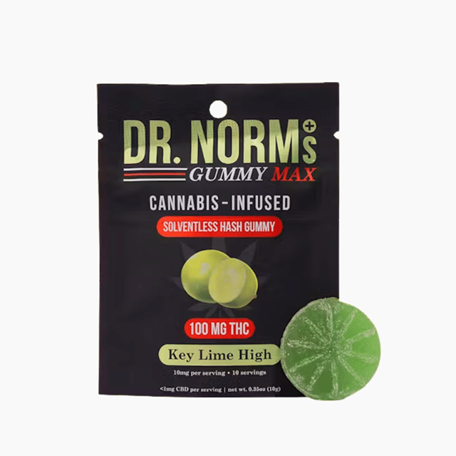 Key Lime High Hash MAX 100mg Gummy