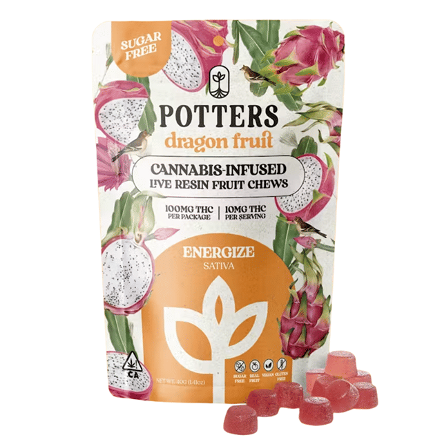 Dragon Fruit Live Resin Fruit Chews 100mg