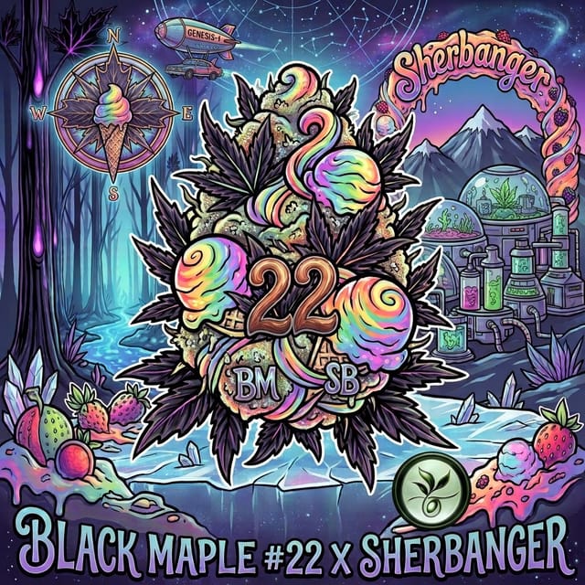 Black Maple #22 x Sherbanger- 14g (Half-Ounce) Ground