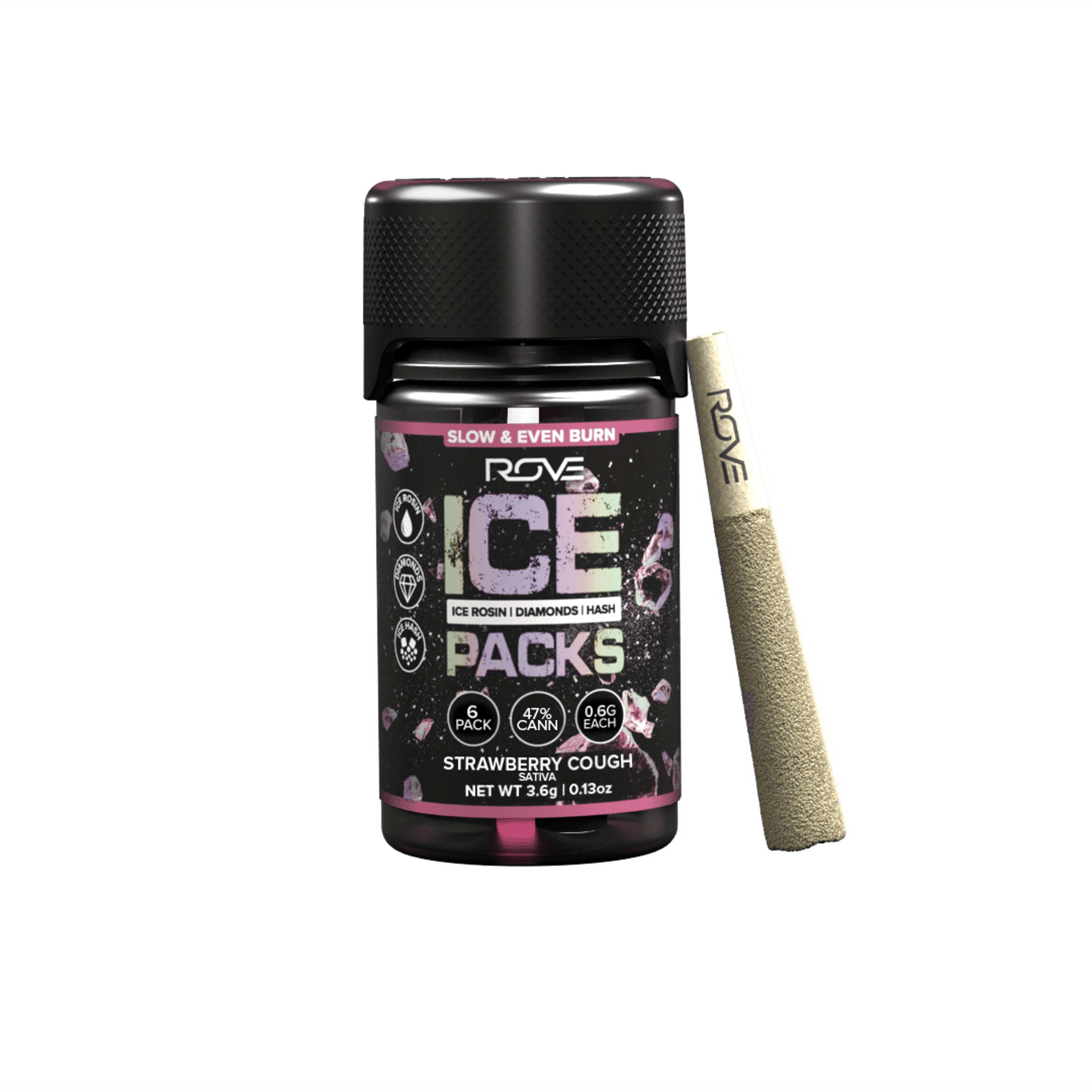 Rove | .6gx6pk - Strawberry Cough - Infused Ice Packs - Sativa - Rove - - $33.24 - Pre-Rolls