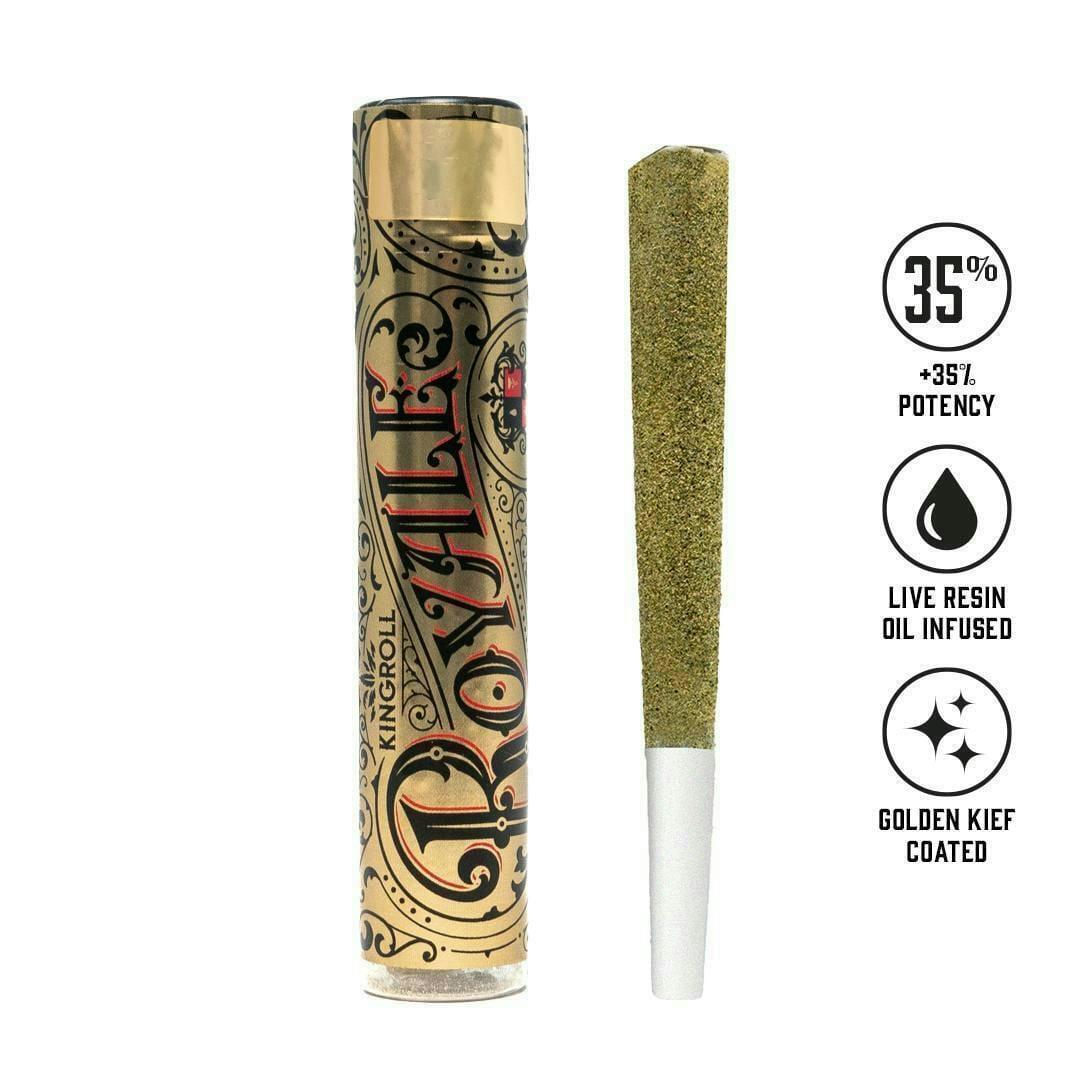 KINGROLL: Lemon Cherry Gelato - Kief Coated Royale