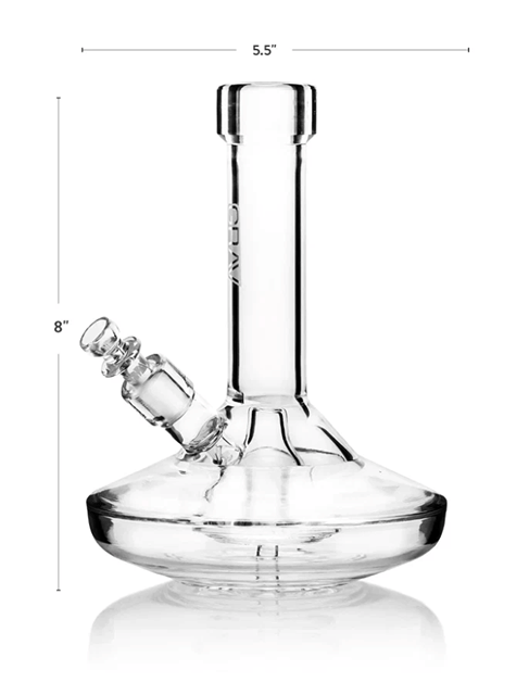 Wide Based Bong | Small | Clear