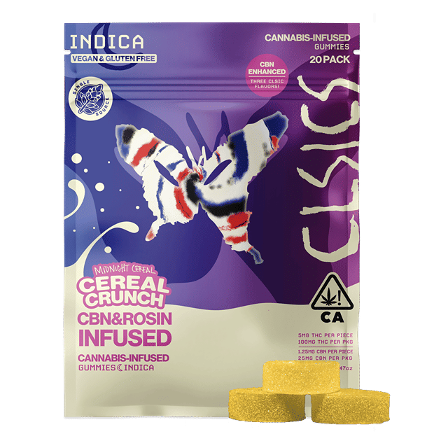 Midnight Cereal Killer Live Rosin Infused Gummies - 20ct