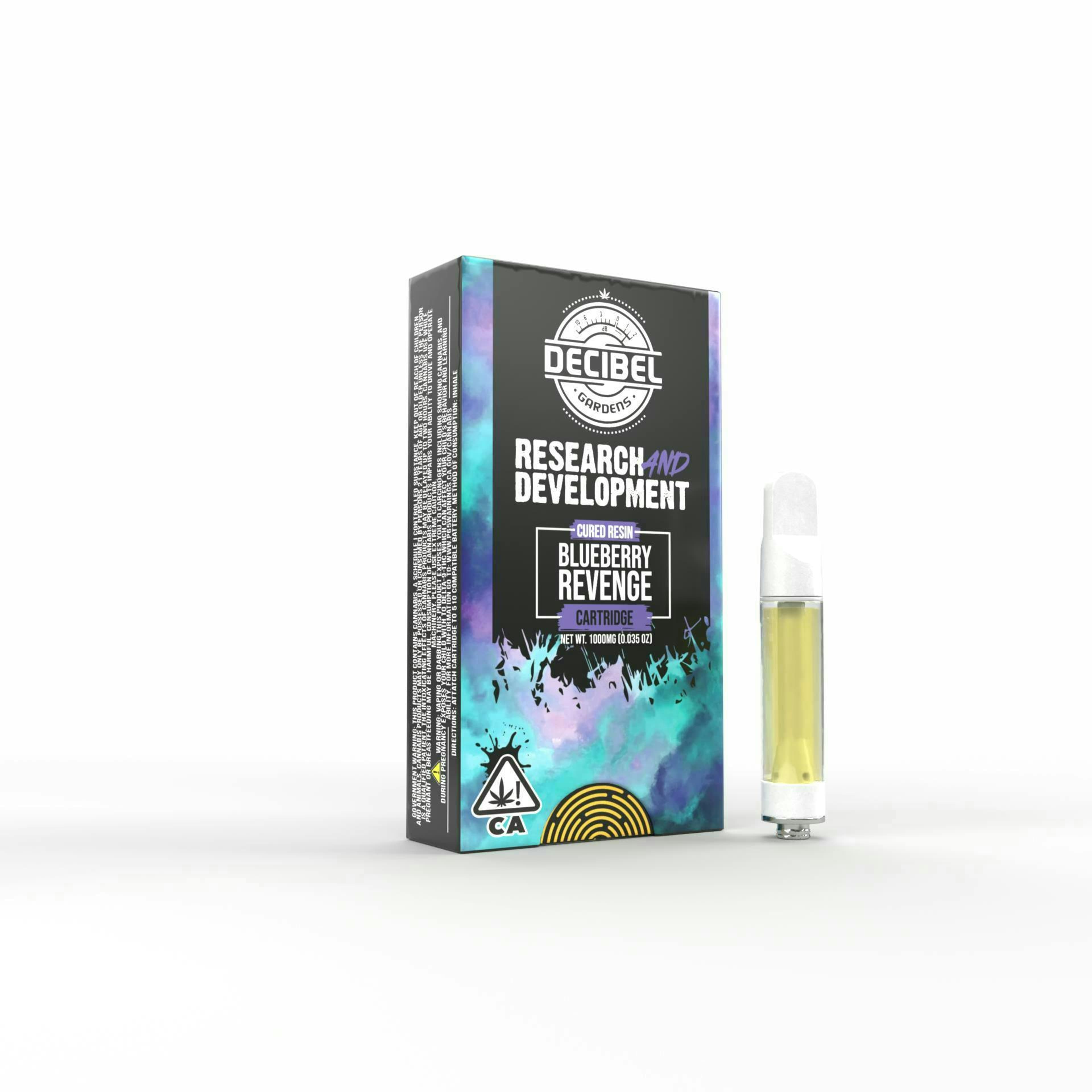 Decibel Gardens | 1g - Blueberry Revenge - Resin Cartridge - Decibel Gardens - - $40 - Vape Carts
