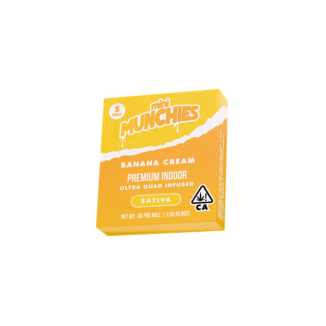 Banana Cream | .5g x 5 Infused Pre-Rolls
