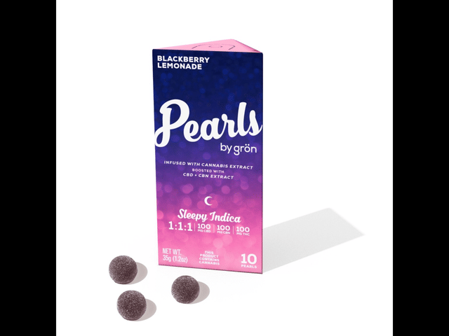 Pearls - Blackberry Lemonade 10pk 1:1:1 THC:CBD:CBN Gummies