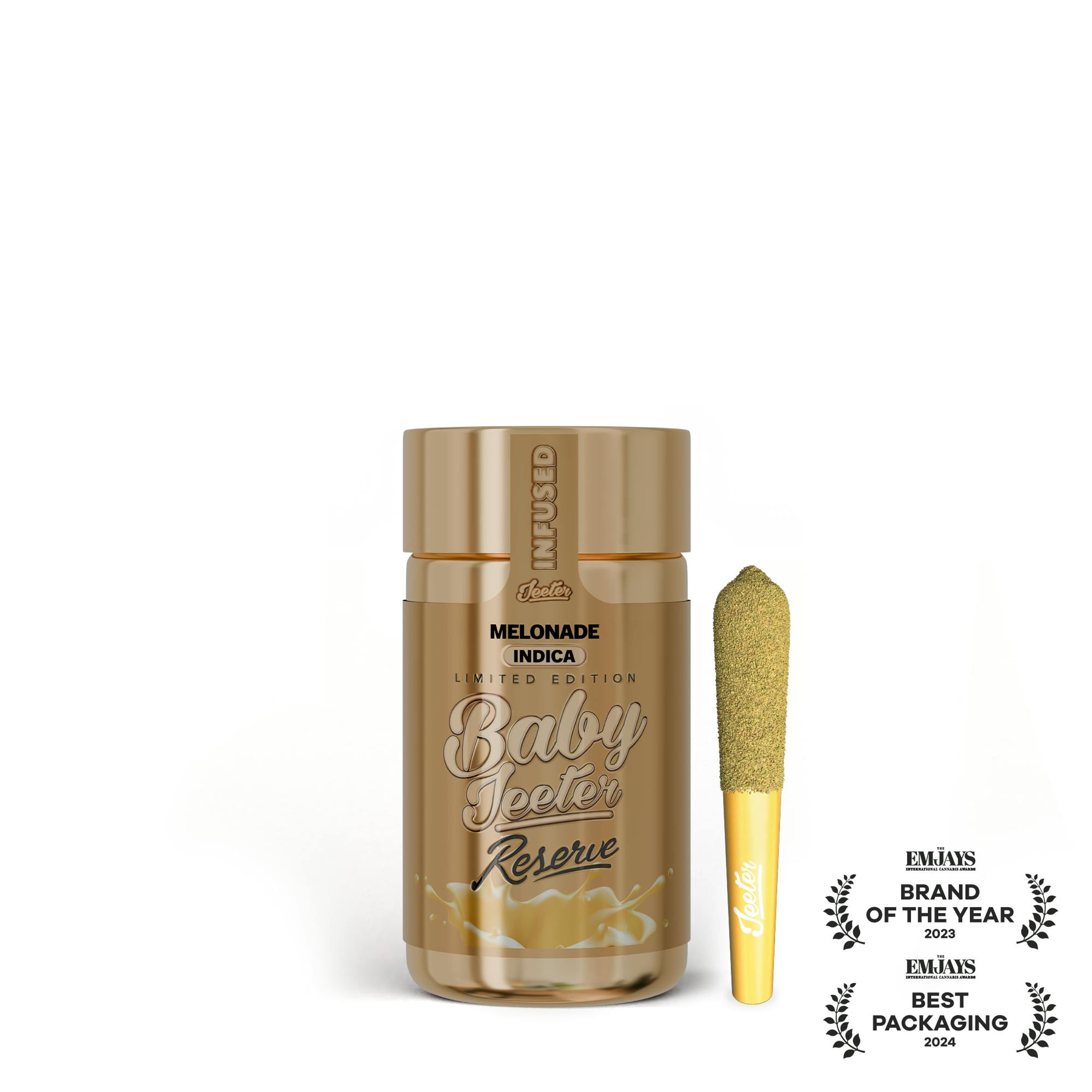 Jeeter Reserve Baby | .5gx5pk - Melonade - Quad-Infused Pre-Rolls - Indica - Jeeter - - $35 - Pre-Rolls