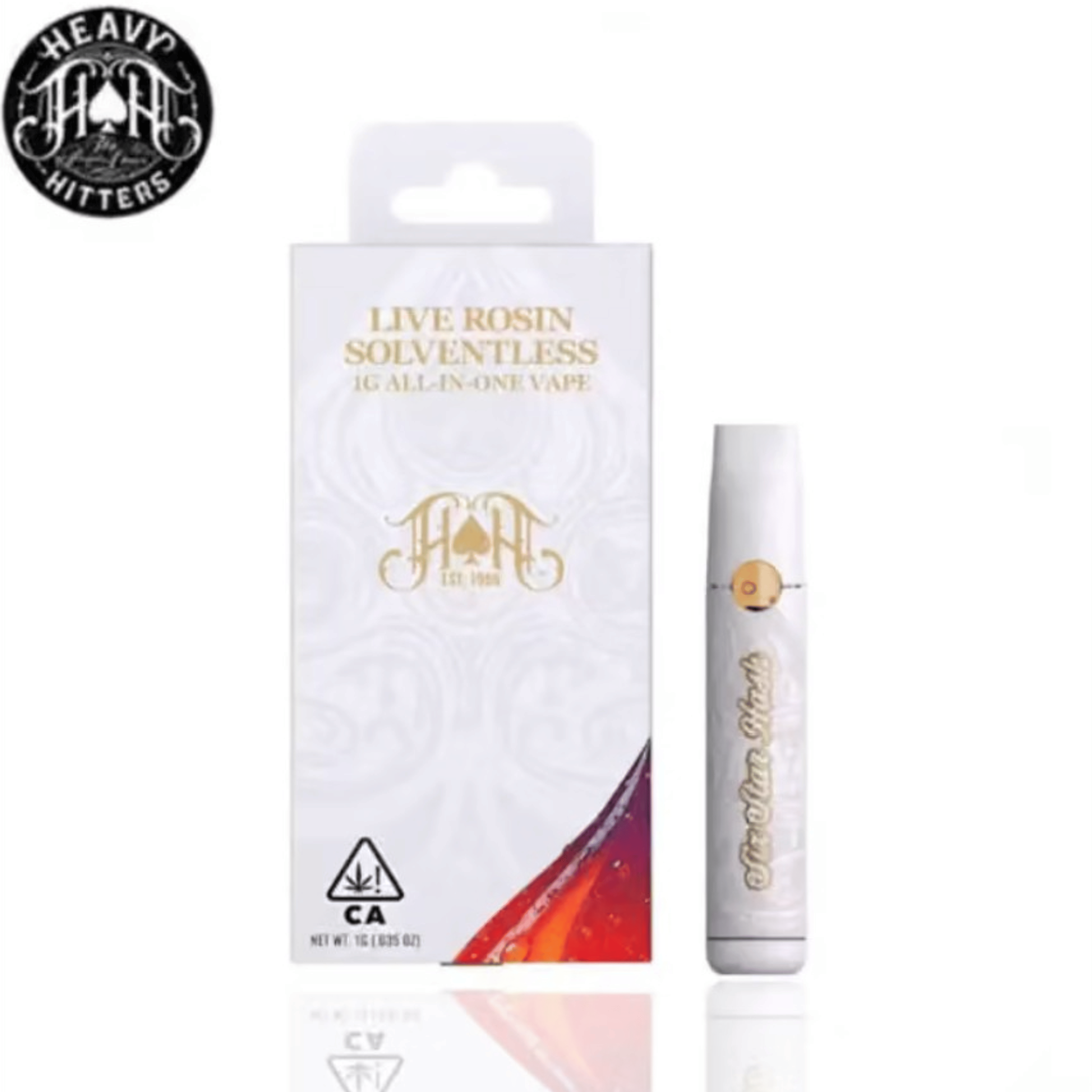 Heavy Hitters AIO - Limon Bars - Live Rosin Vape - 1g - Heavy Hitters - LB- Rosin AIO - 1g - $69.99 - Disposable Vapes