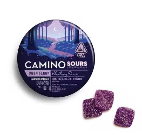 Deep Sleep | Blackberry Dream Sour Gummies | 1:1:1 THC:CBN:CBD | 100mg | 10ct
