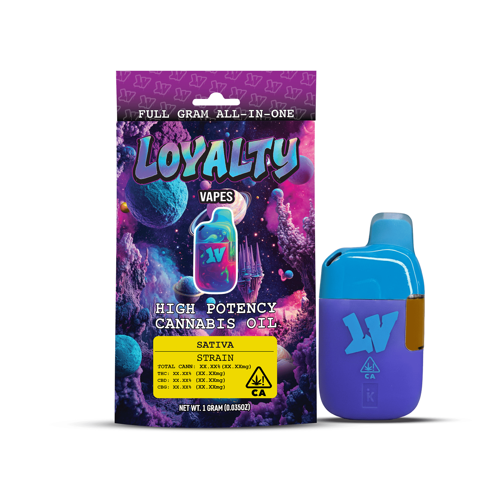 Loyalty Vapes: Outer Space - High Potency Cannabis Oil