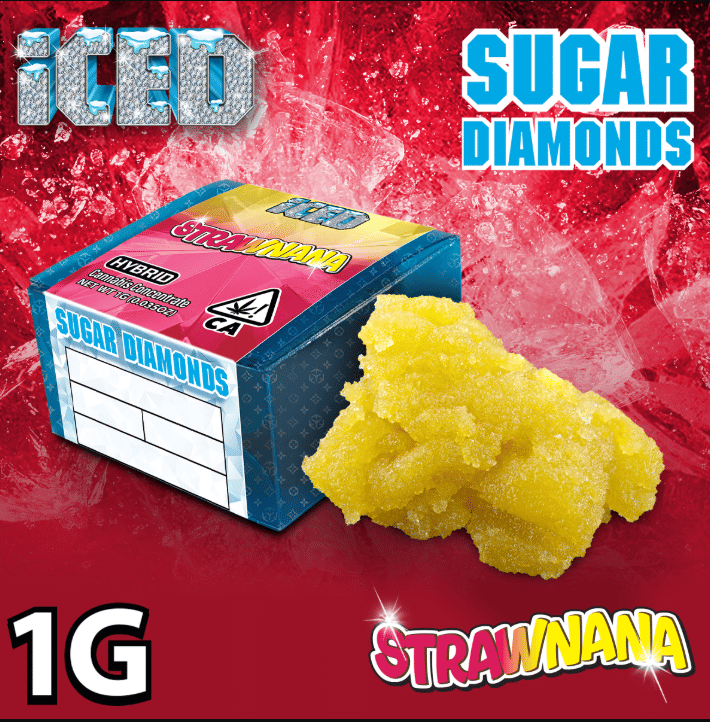 ICED: Strawnana Sugar Diamonds 1g